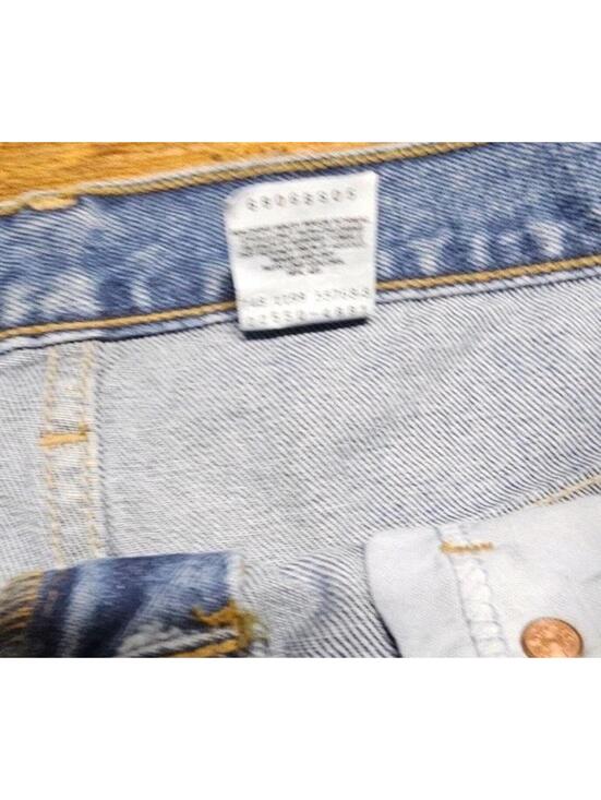 VTG 90s Levi's 550 Relaxed Fit Jeans Mens 34x31 Blue 100% Cotton Denim Deadstock - Picture 3 of 8